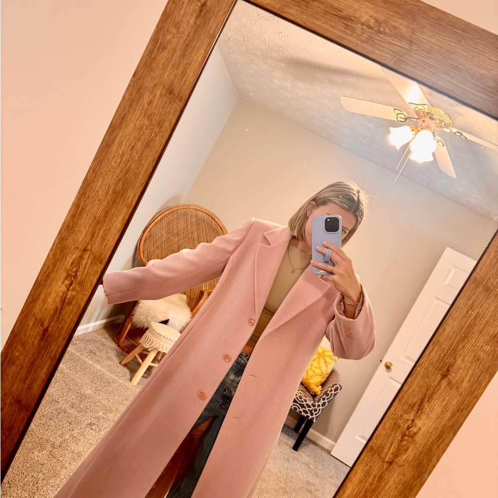 Chadwicks Blush Wool Blend Coat - Size 12